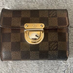 AUTHENTIC Louis Vuitton Damier Porte Feiulle Koala Trifold Wallet